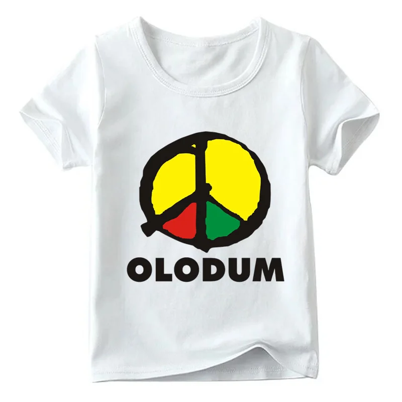 Camiseta Infantil Retrô 2026 com Estampa Michael Jackson Olodum Anti-Guerra, Roupa Infantil Casual de Verão em Algodão Puro Respirável