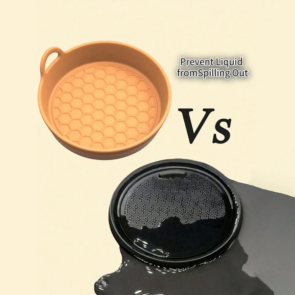 2 Peças de Porta-Copos de Silicone para Carro - Design Antiderrapante e Resistente ao Calor, Durável, Ecológico, à Prova de Derramamento, Compatível com a Maioria dos Porta-Copos