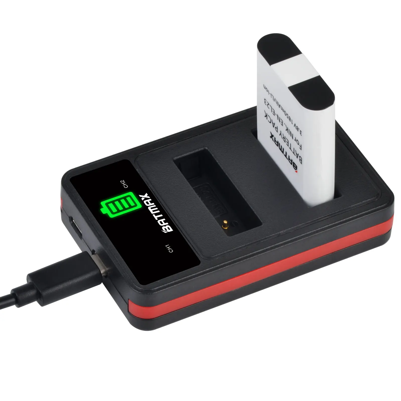 LED Dual USB EN EL23 Battery Charger for Nikon COOLPIX P900 P610s P610 P600 S810cP900 P610s P610 P600 S810cB700 P900s Cameras