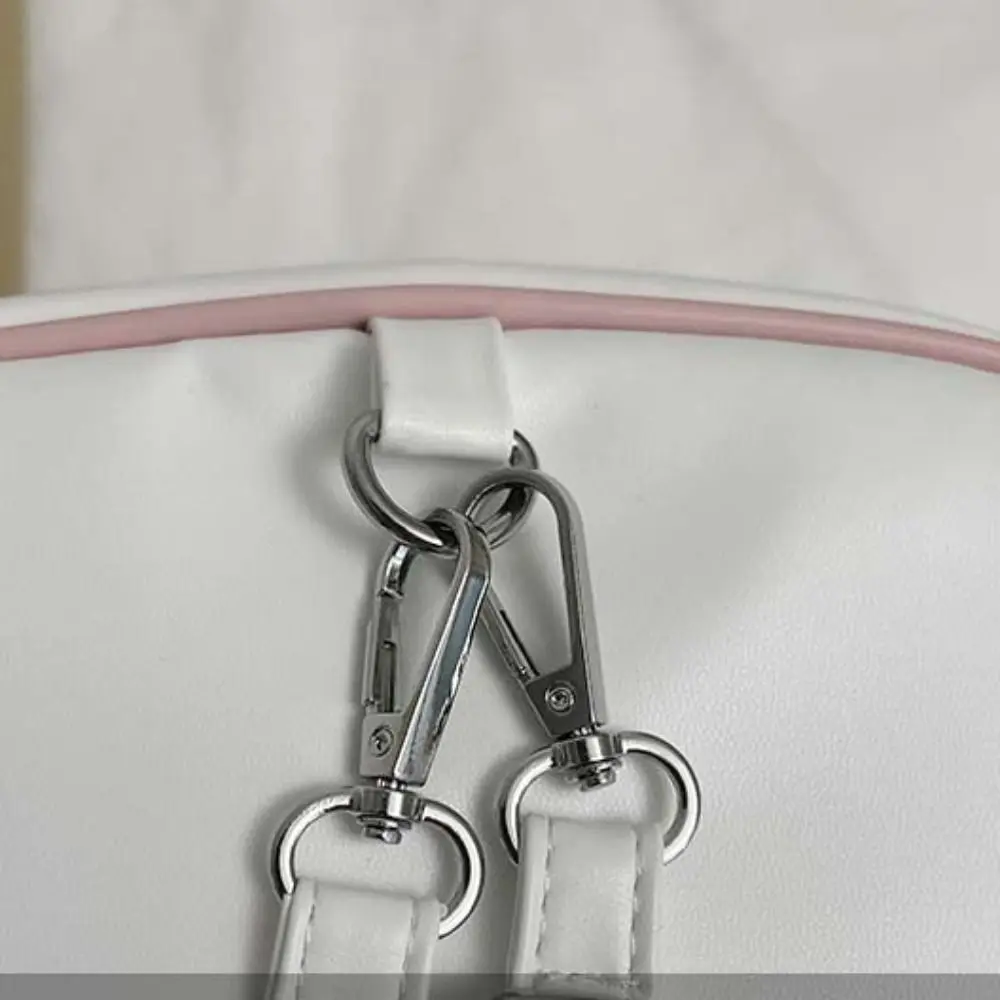 Zipper Bag Kawaii Cat Itabag Cotton Doll Bag PU Transparent Pocket Small Item Bag Idol Merchandise Storage Fashion Backpacks