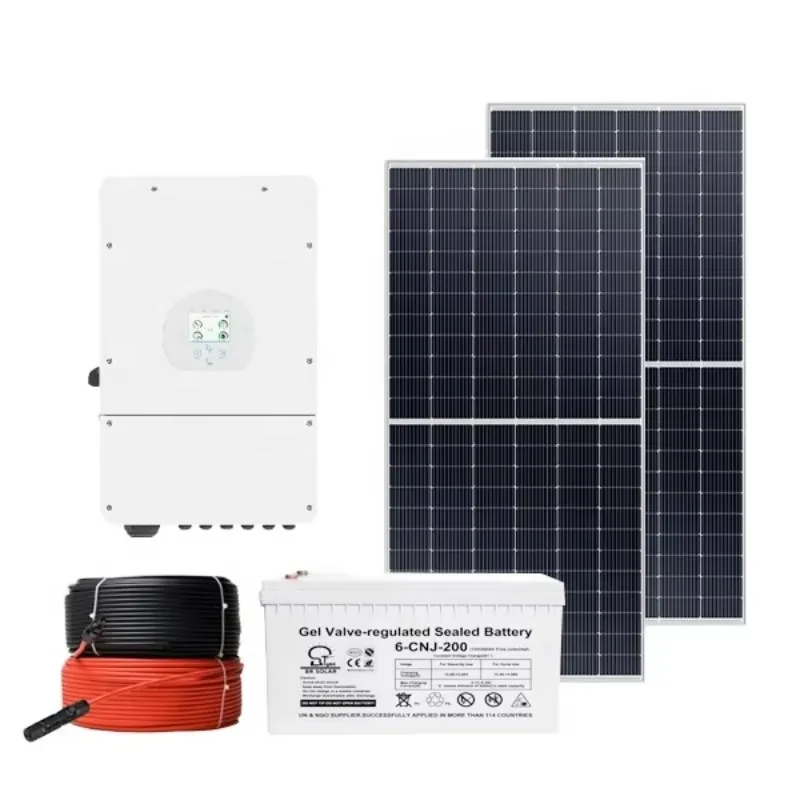 SOLAR Hybrid Grid Solar System 8KW Residential Energy Storage Solution with Inverter & Battery for Home Use