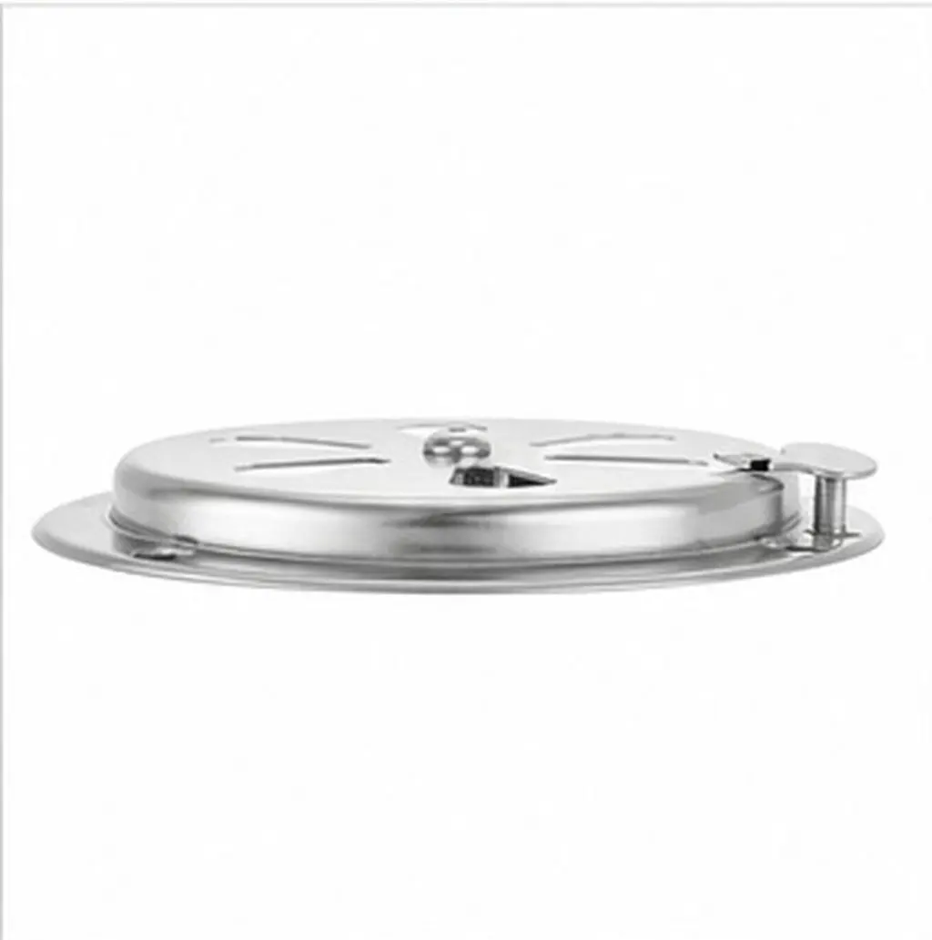 Stainless Steel Round Vent Cover 125Mm Heavy Duty Anti Rust Louvered Air Vent Grille for Home Boat Marine Yacht Exhaust Use