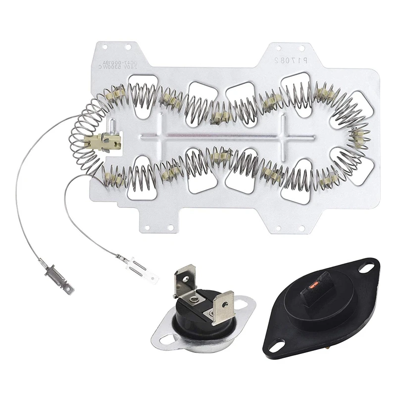 DC47-00019A DC47-00016A DC32-00007A Dryer Heating Elements, Thermostat And Thermistor Kit For Samsung Dryers