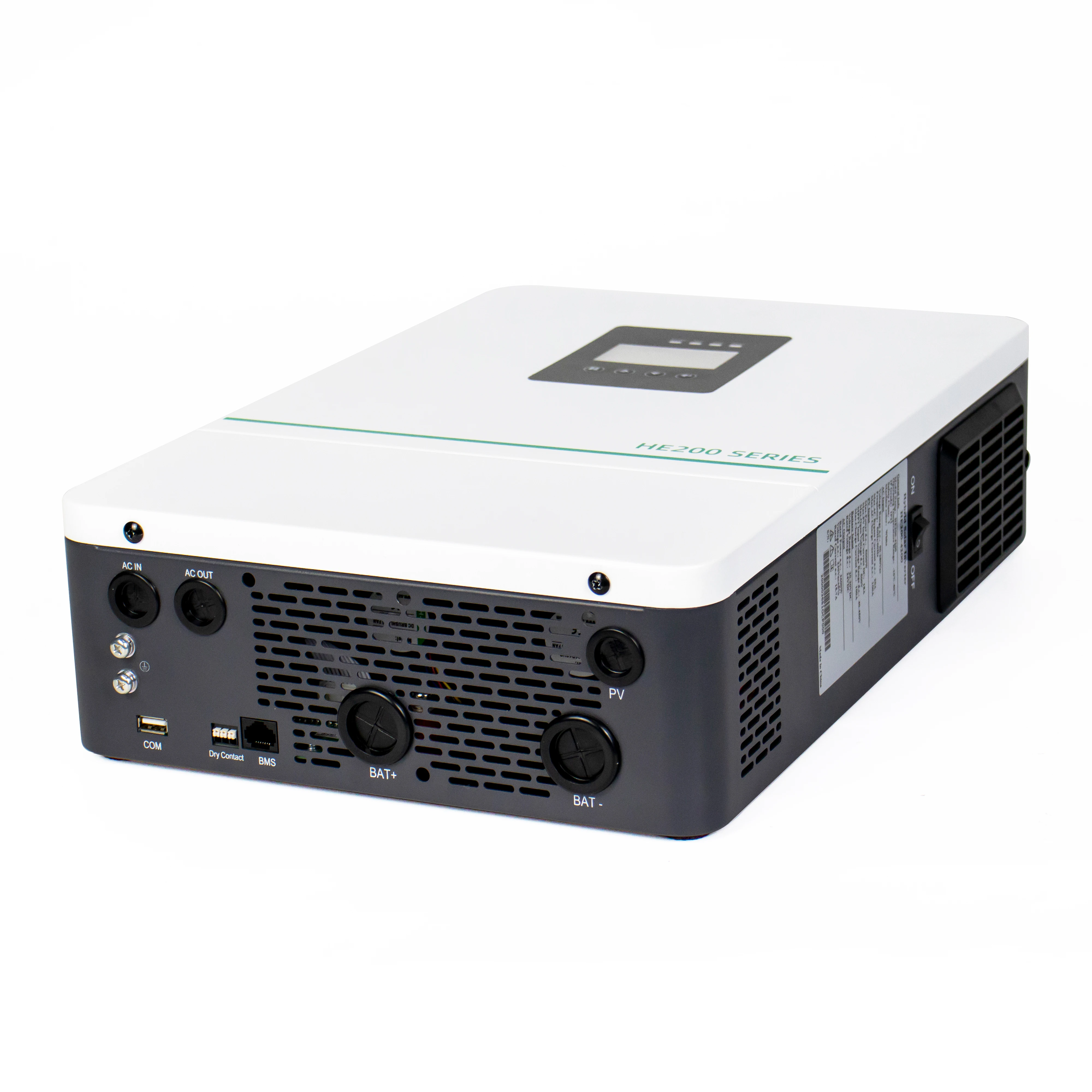 

Гибридный солнечный инвертор для систем переменного тока, высокомощный, с MPPT, для работы в автономных и сетевых условиях, с двойным выходом