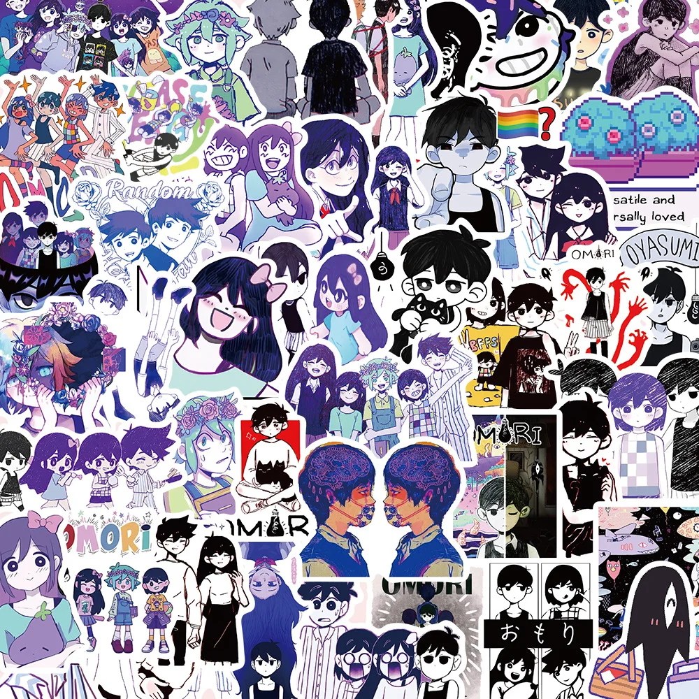 10/30/50Pcs GAMES Omori sticker For Suitcase Skateboard Laptop Luggage Phone Styling DIY Decal Pegatina