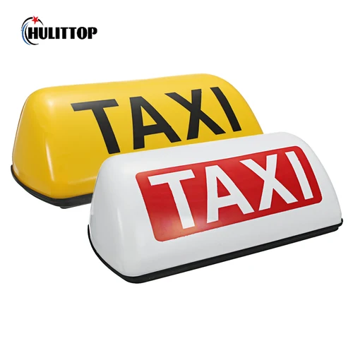 Imagen 1 del producto Señal superior impermeable para techo, medidor magnético de 12V CC, lámpara de cabina, lámparas de señal para techo, señal superior, luces de TAXI, imán de succión