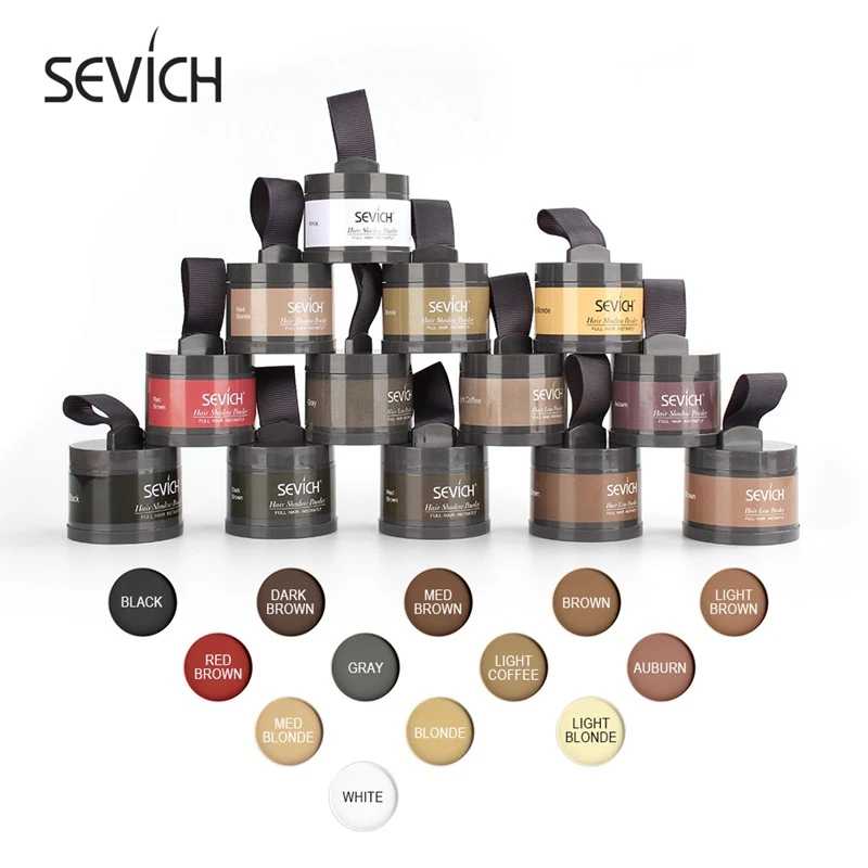 

Sevich Hair Fluffy Powder Instantly Hair Concealer Coverage Instantly Black Root Cover Up Natural Instant Hair Line Shadow