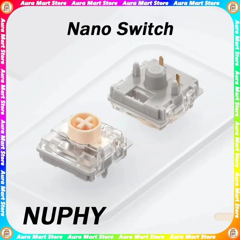 Image of NuPhy Nano Switch Low Profile/Max Linear Switch, Hot-Swap-fähig, Quick Trigger, kompatibles Zubehör für mechanische Tastaturen, 36 Stück