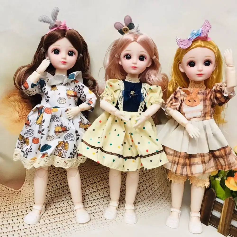 1/6 SD 30cm Bjd Doll with Clothes Attractive Eyes Long Hair Princess Dress Up BJD Dolls Ball Jointed Elegant