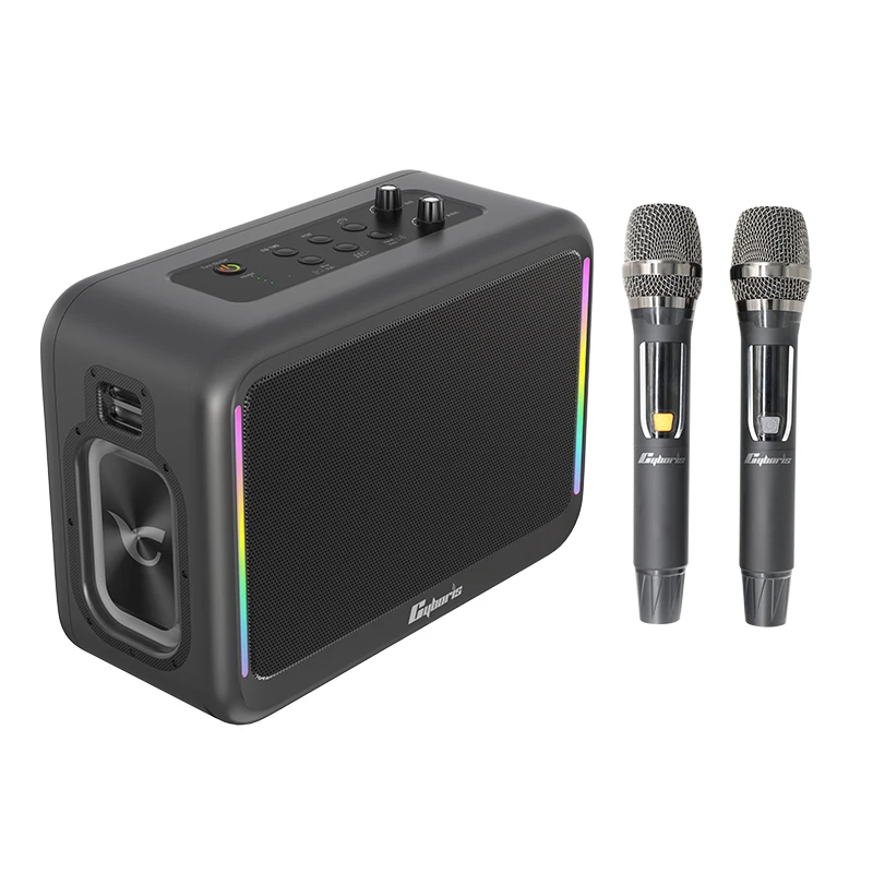 Latest 2024 model 200W High-Power Outdoor Wireless BT Audio Portable Long-Lasting Mobile Karaoke With Microphone Sound