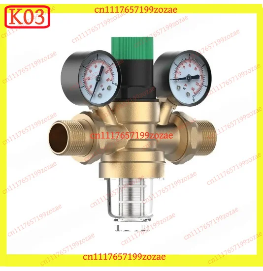 k3 All-Copper Pre-Filtration Central Water Purifier, Large Flow Scale Inhibitor Whole House Water Filter