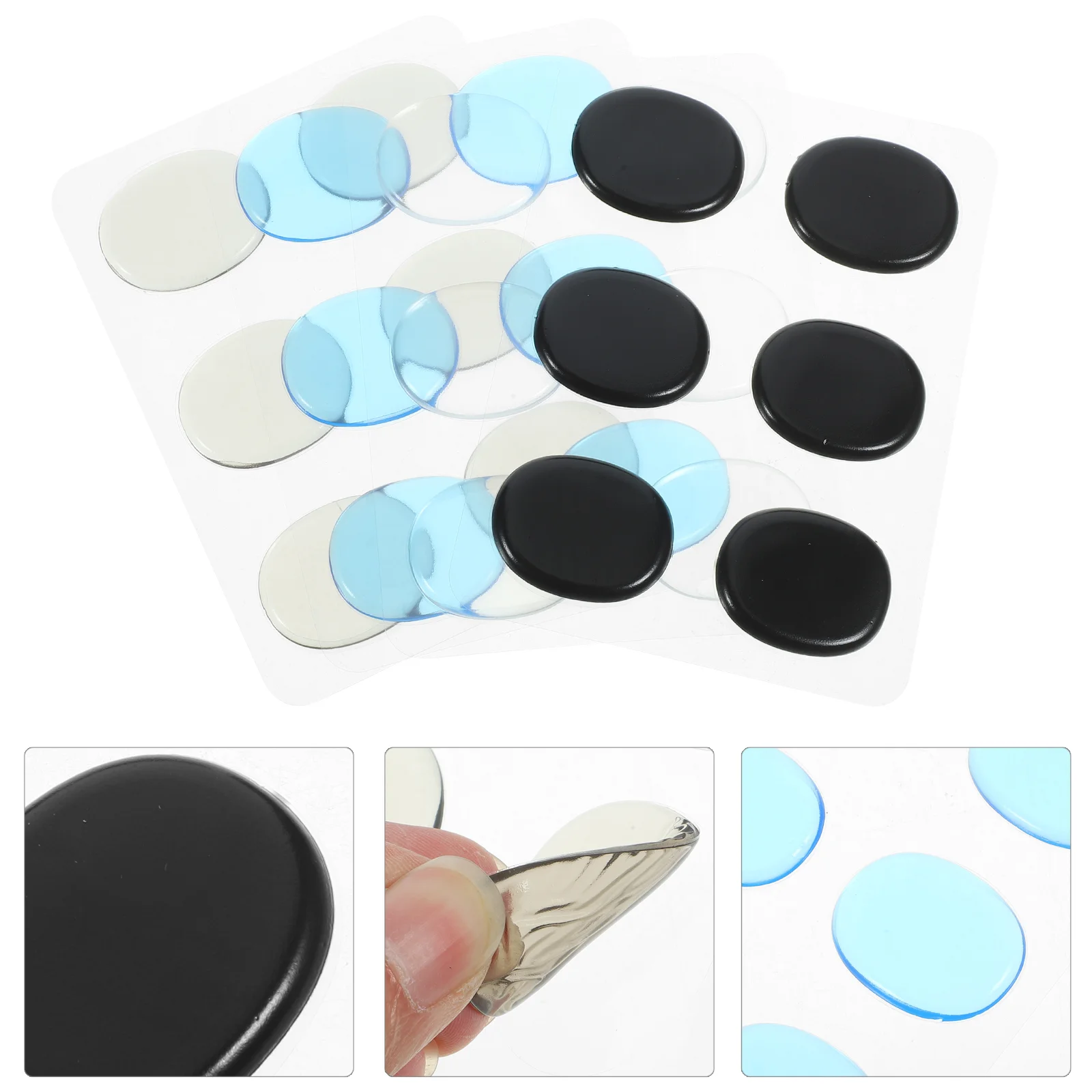 48pcs Bass Drum Patch Drum Head Cushion Drum Head Protector Bass Pad Kick Drum Patch Pad drum head pad