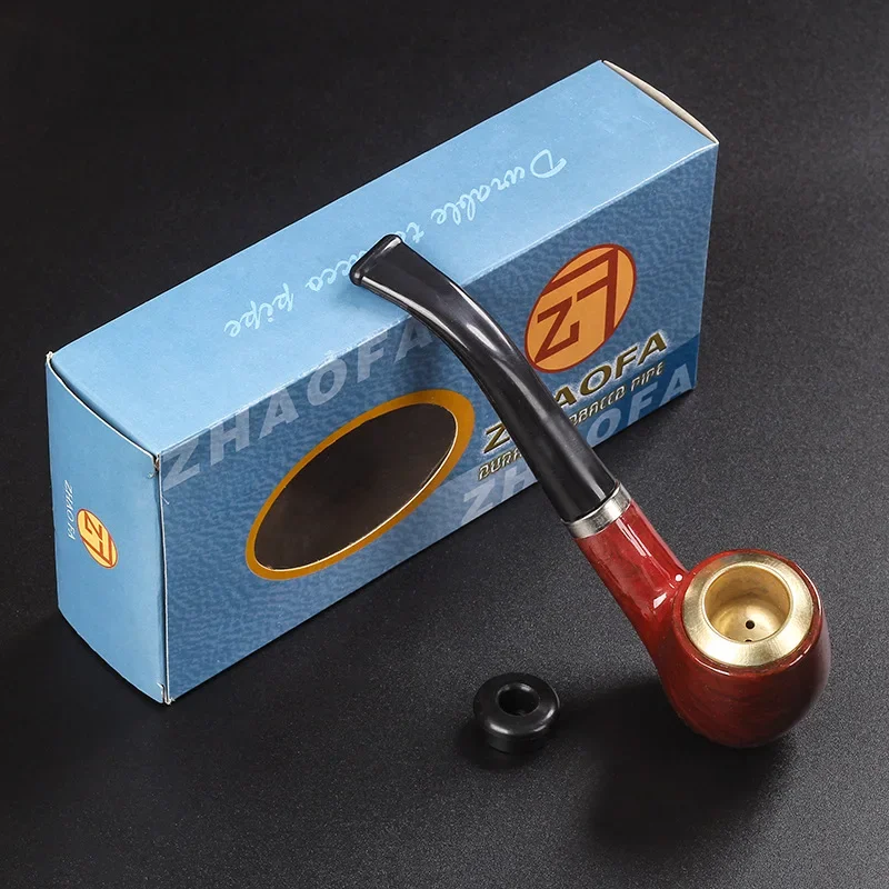 

Vintage 2 use Durable Tobacco Cigar Cigarette Holder Pipes Smoking Pipe Red Gifts Smoking Accessories ZF808