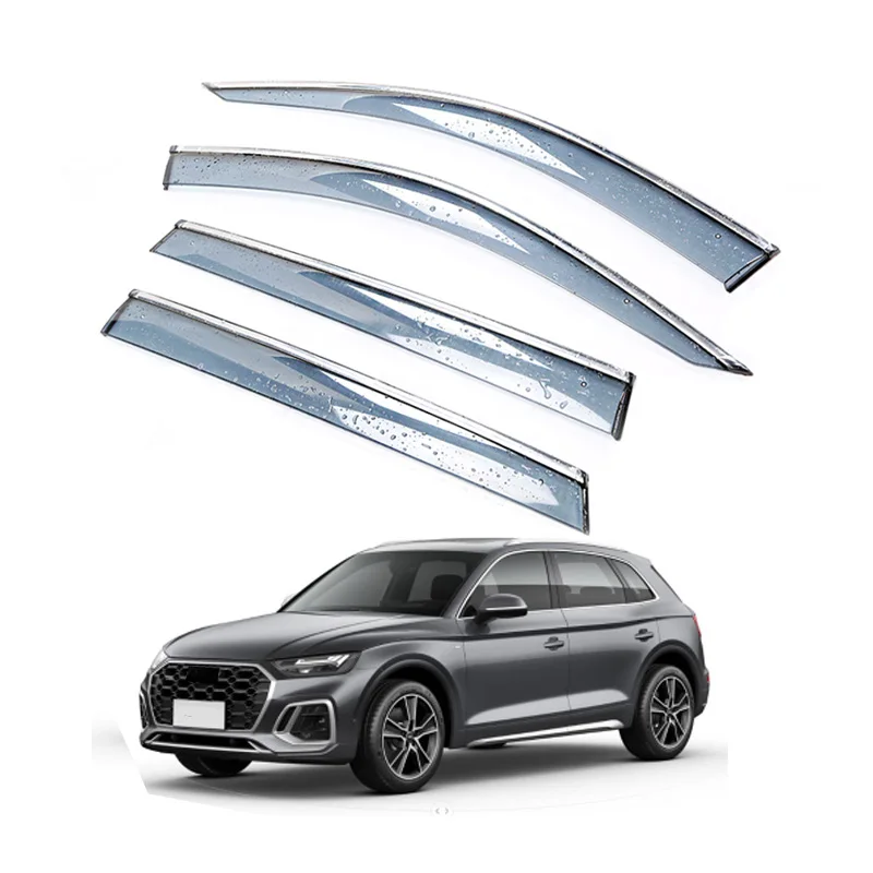 

For Audi Q7 2016 2018 2019 2020 2021 2022 2023 Window Weather Shields Rain Guards Sun Visor
