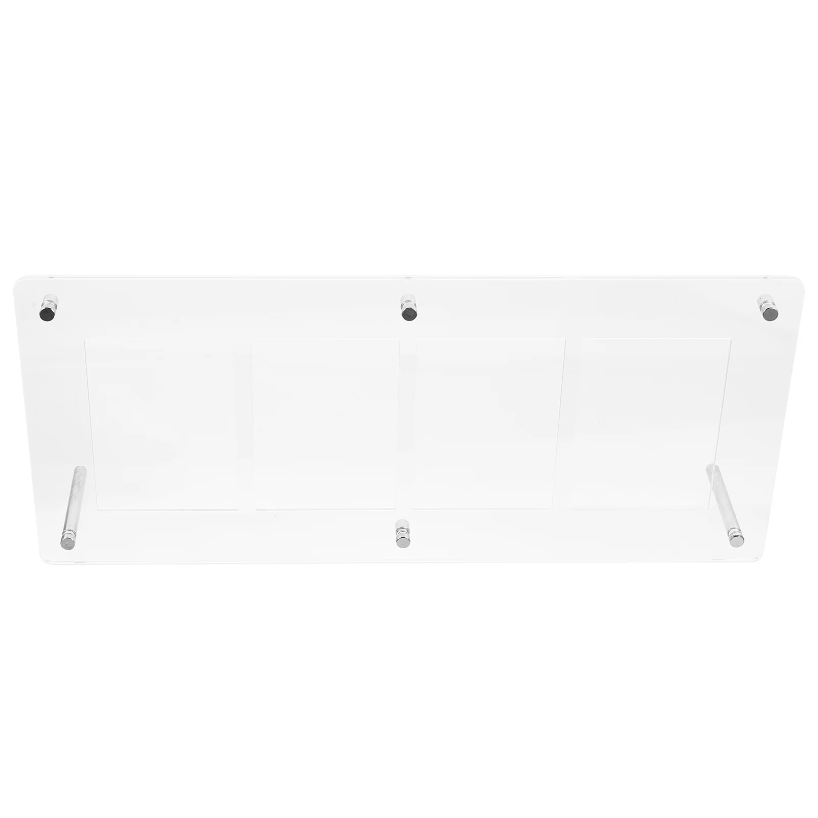 

4 Slots Game Display Rack Clear Acrylic Trading Holder Stand Baseball Support Sturdy Organizer Business Postcard Storage Hard