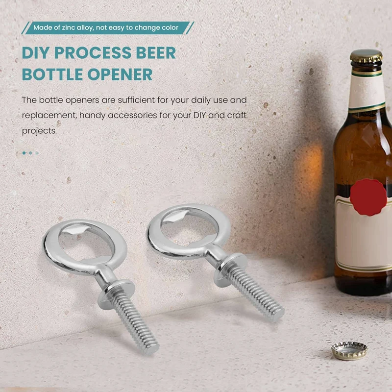 7 Pcs Christmas Bottle Opener Bottle Opener DIY Craft Beer Bottle Opener Blank Bottle Opener For Wood Turning Project