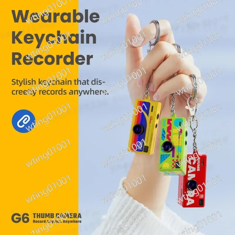 for Mini Thumb Camera with Screen HD Body Cam Backpack Pendant for Students Portable Video Recorder Compact Design
