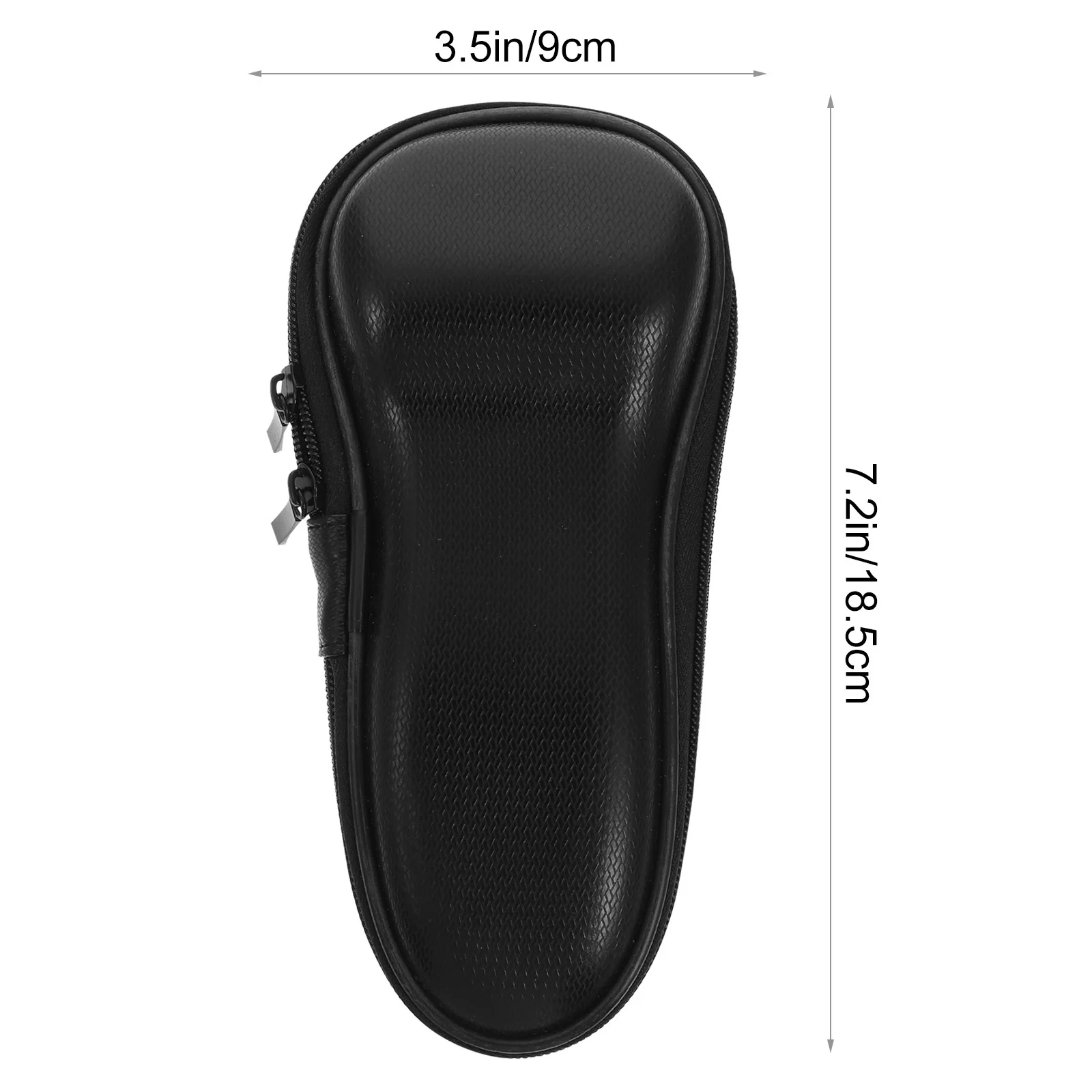 1Pcs Electric Shaver Protective Case Portable Shockproof Waterproof Black Beard Clipper Storage Box Carrying Bag Lightweight