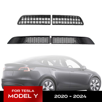 For Tesla Model Y 2024 Car Lower Bumper Anti Insect Net Anti Dust Proof Inner Vent Grille Cover Insect-proof Front Cover Inlet