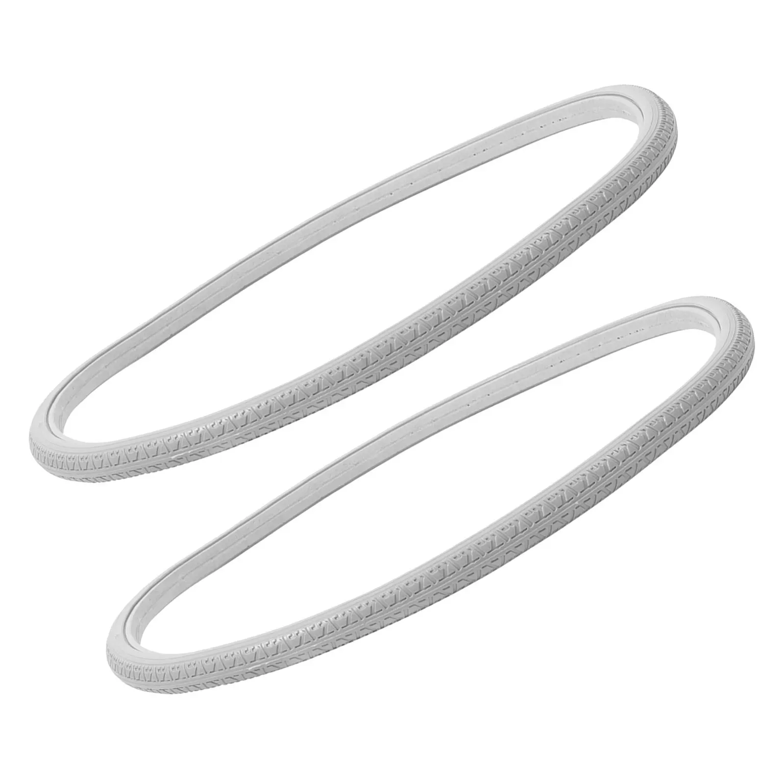 2Pcs Solid Wheelchair Tires Elastic Polyurethane Shock Absorption Replacement Quiet Easy Install Rear Front Wheels Manual