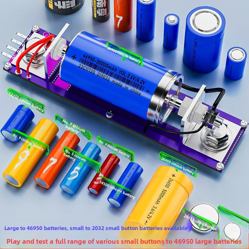 JUWEI Universal Fixture18650 26650 21700Button Battery Four-Wire Type20ACylindrical Rack