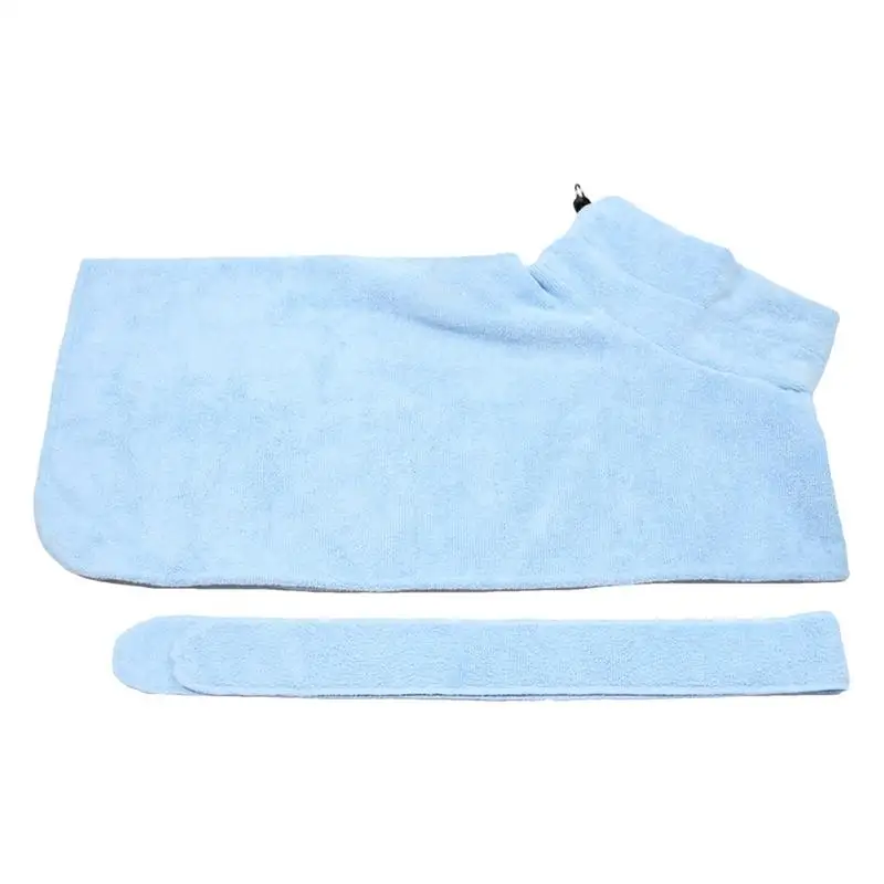 Absorbent Dog Bathrobe Reusable Pet Shower Clothing Quick Drying Bathrobe Comfortable Towel For Dogs Swimming and Hair Care