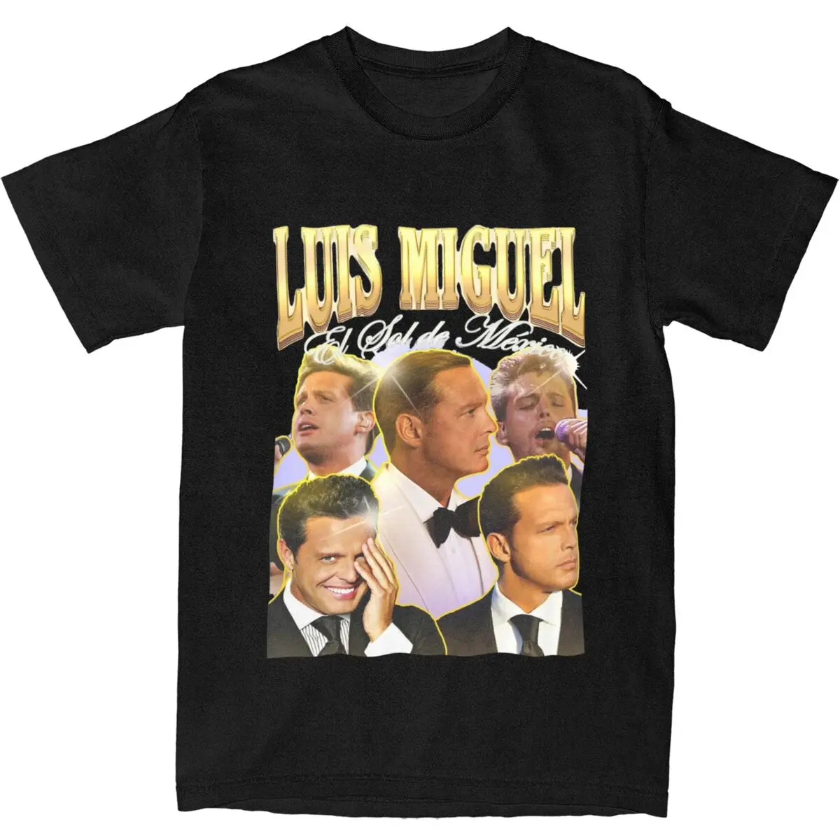 Luis Miguel Mexico T Shirt Adult Singer Vintage Cotton T Shirts Beach O Neck Hip Hop Tees Dropshipping Oversized Clothes