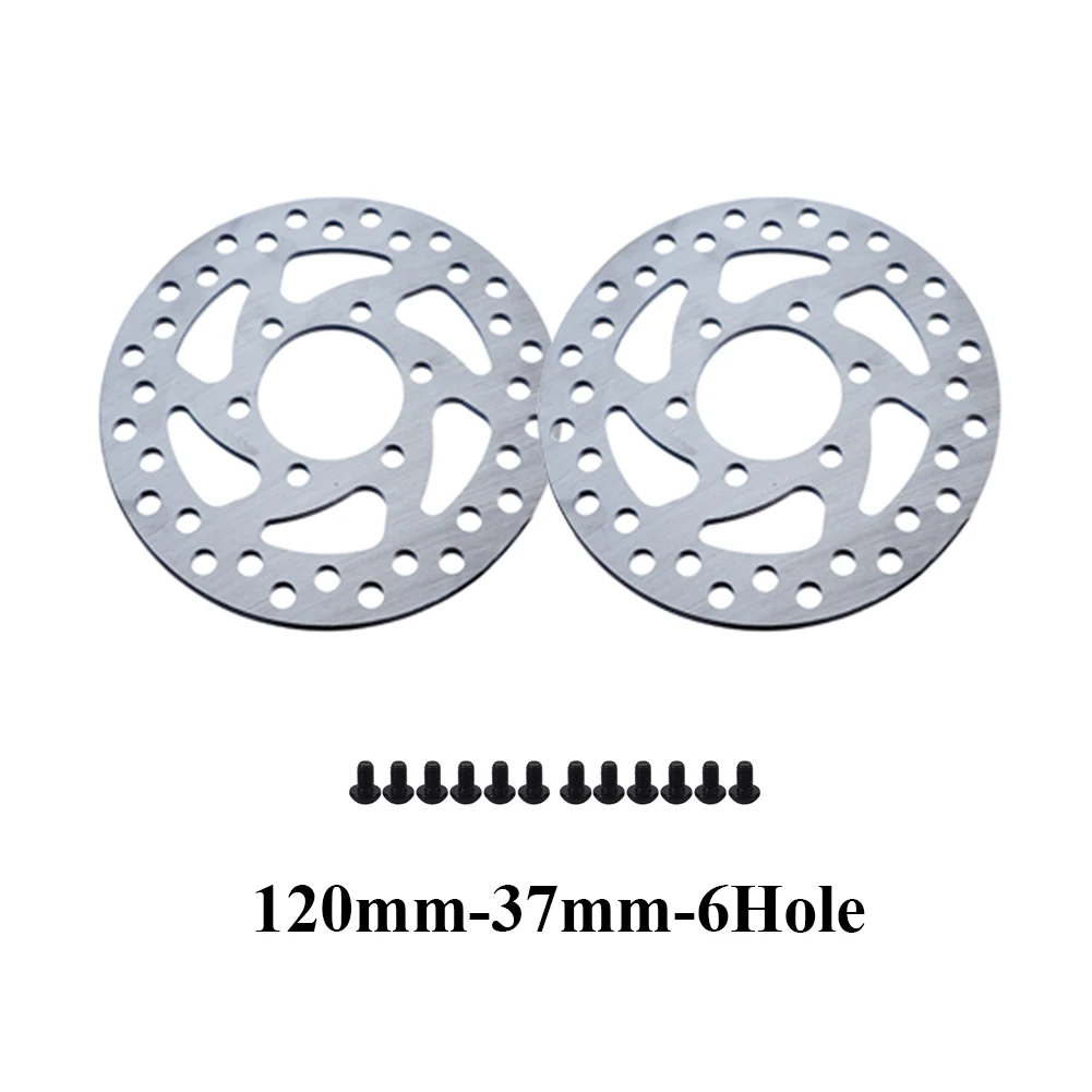 

Electric Scooter Cycling Disc Brake Rotor 120mm 3 Hole 6 Hole Brake Rotors with Screws Mounting Hole Spacing 37mm Accessories