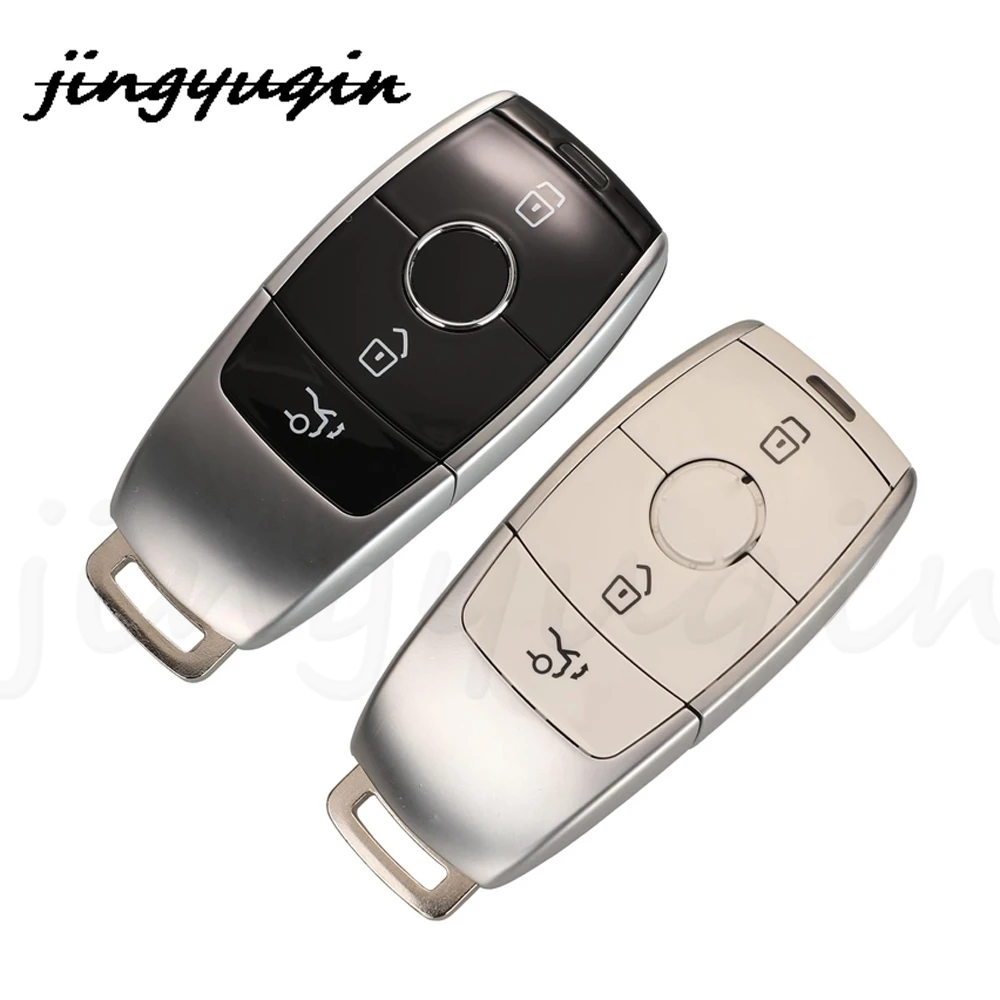 jingyuqin Car Key Case Shell For Mercedes Benz 2017 E Class E43 E300 E400 W213 2018 S Class Car Styling Replacement Cover