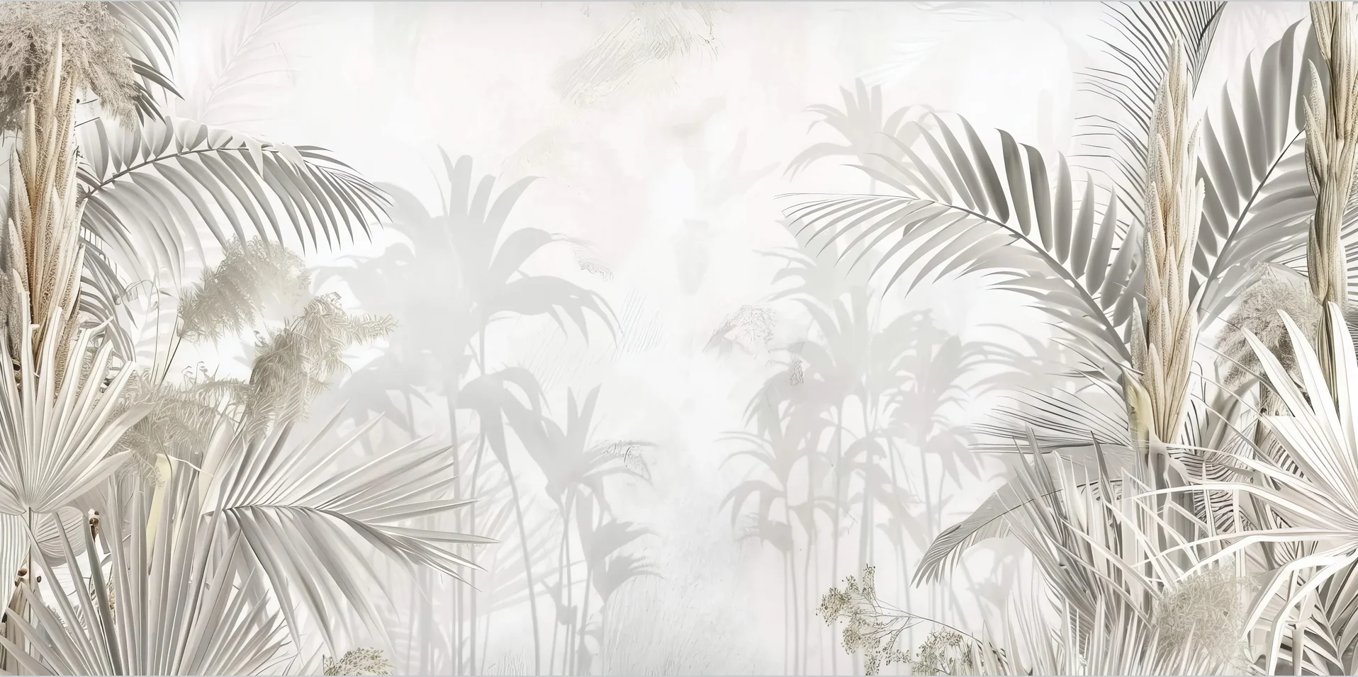 

Скандинавские черно-белые банановые листья кокосовая пальма 3D обои на заказ модный фон для спальни украшение стены живопись