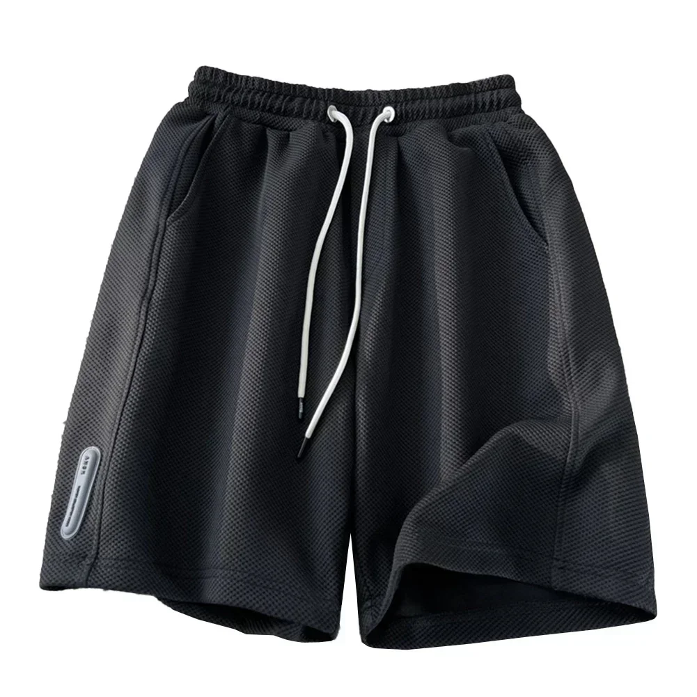 

Summer Vacation Clothing Breathable Casual Shorts Solid Color Gym Shorts Loose Fit Shorts Polyester Spandex Blend Summer Wear