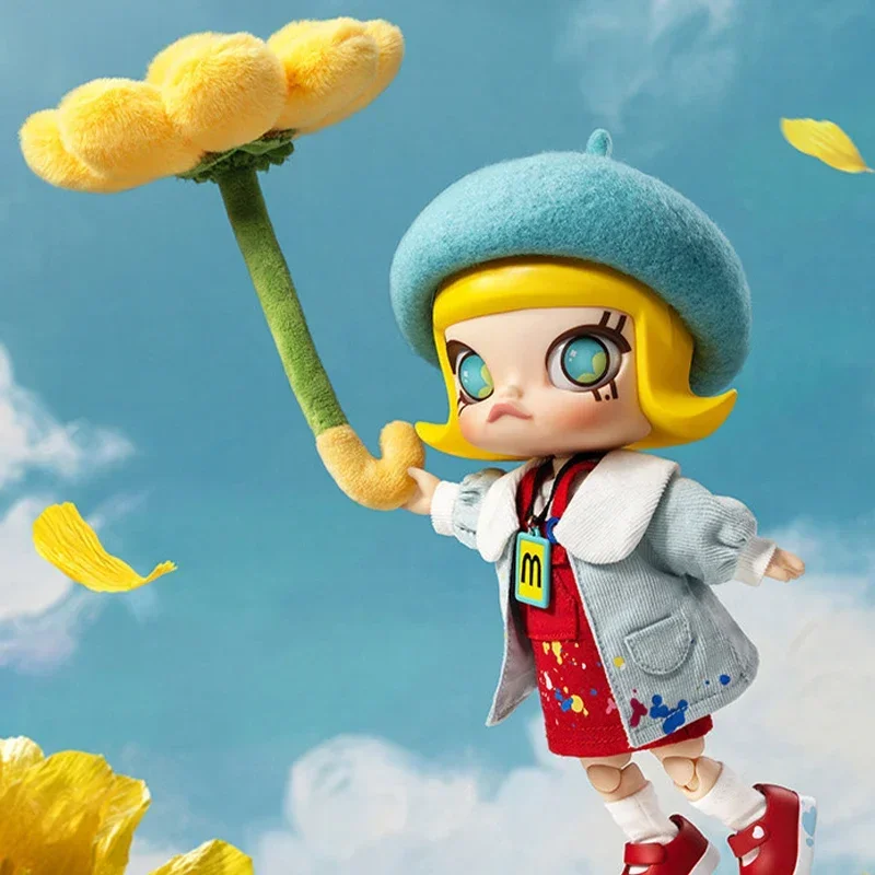 

POP MART Molly: Серия к 20-летию, коллекционная фигурка в закрытой упаковке, оригинальная игрушка, милая аниме-фигурка, украшение, подарок