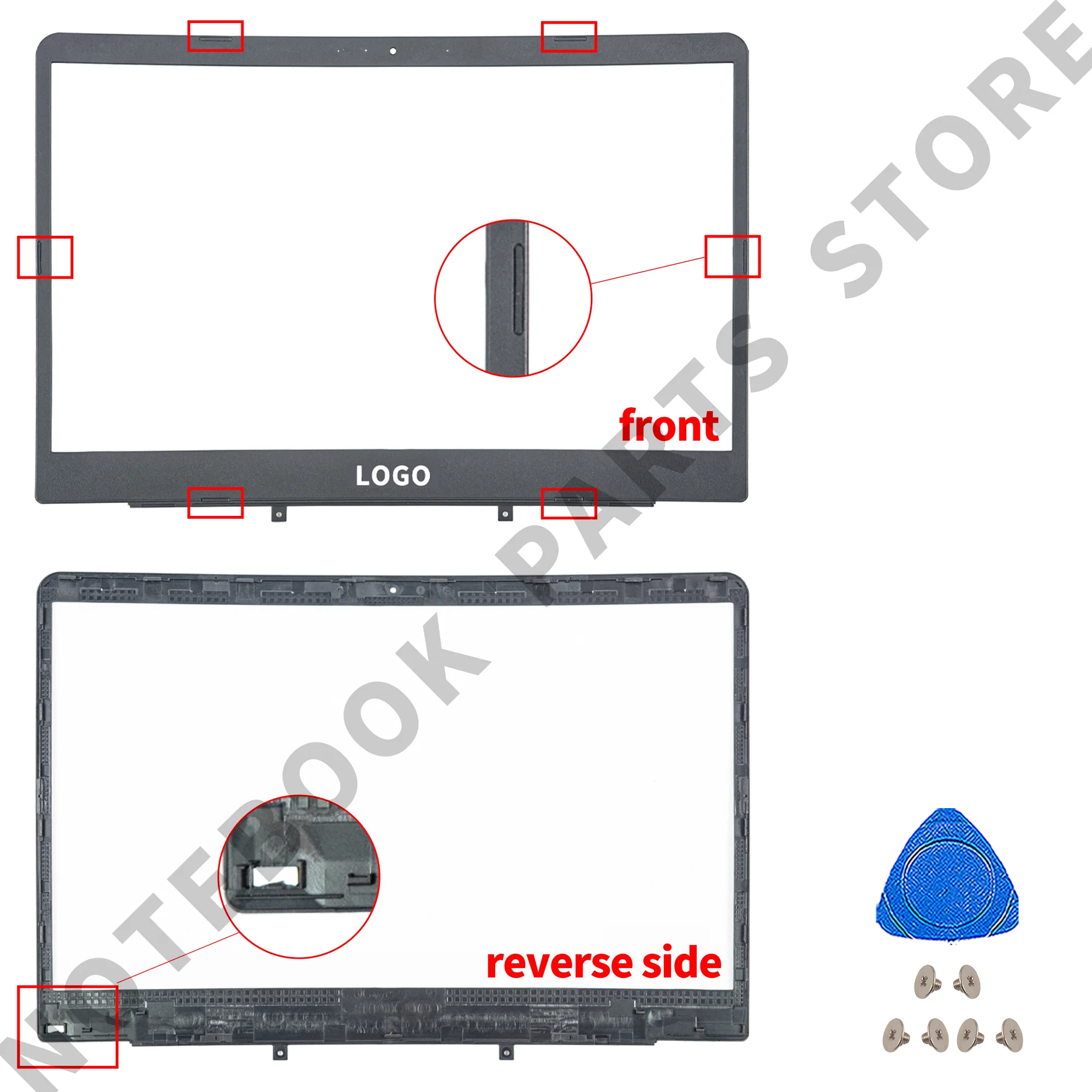 Imagem -04 - Capa Superior de Alumínio para S4200u S4000v S4100v S410u R421u S4000 X411 X411uq Tampa Traseira Lcd Tampa Traseira Dobradiças da Moldura Frontal Lcd