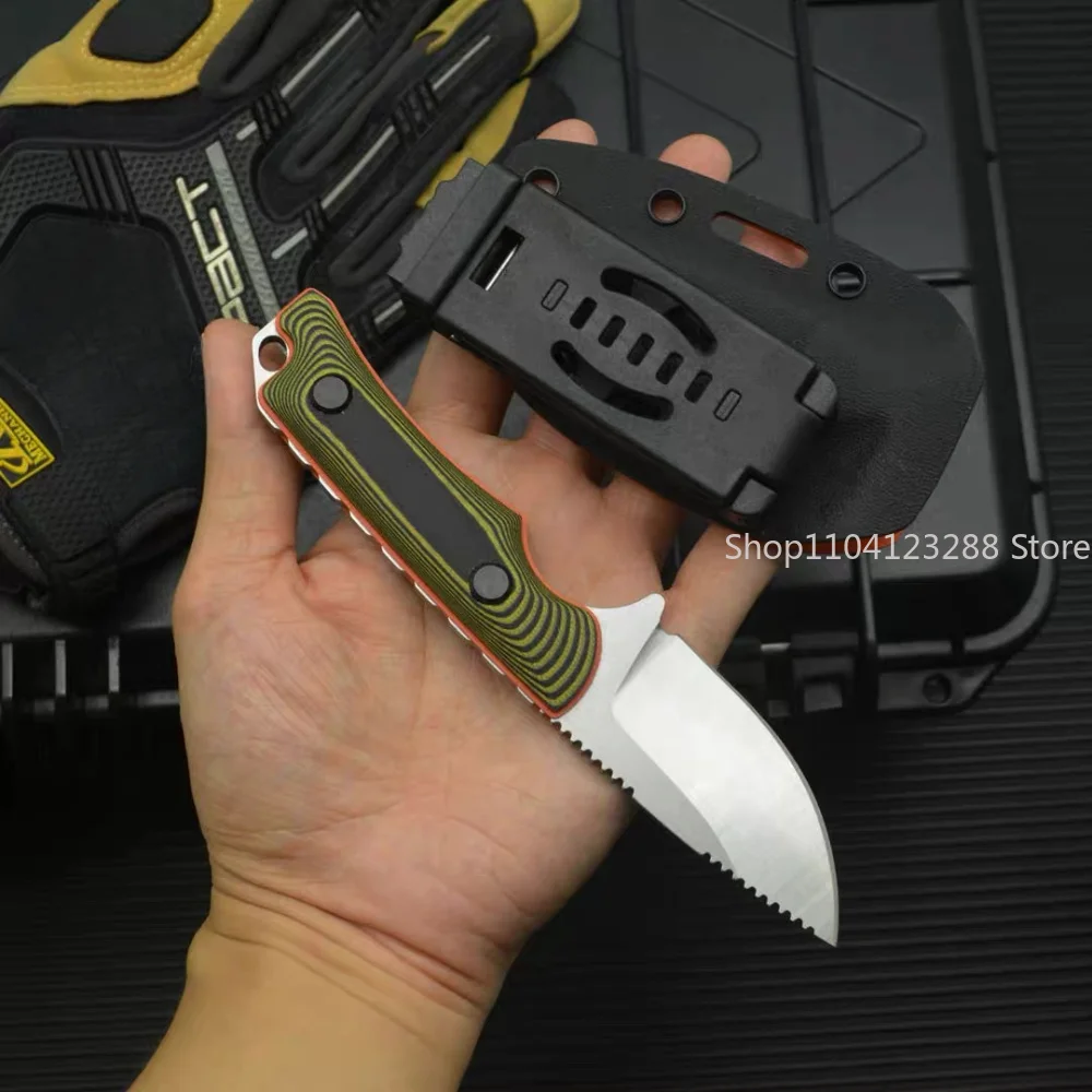 

2025 BM 15017 Outdoor Portable Straight Knife High Hardness Wilderness Portable Camping Hunting Outdoor Straight Knife
