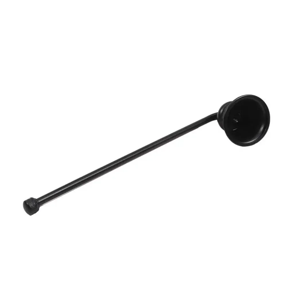 Vintage Bell-shape Candle Snuffer Gold/Black/Silver 18cm Handle Metal Wick Cover SPA Hotel