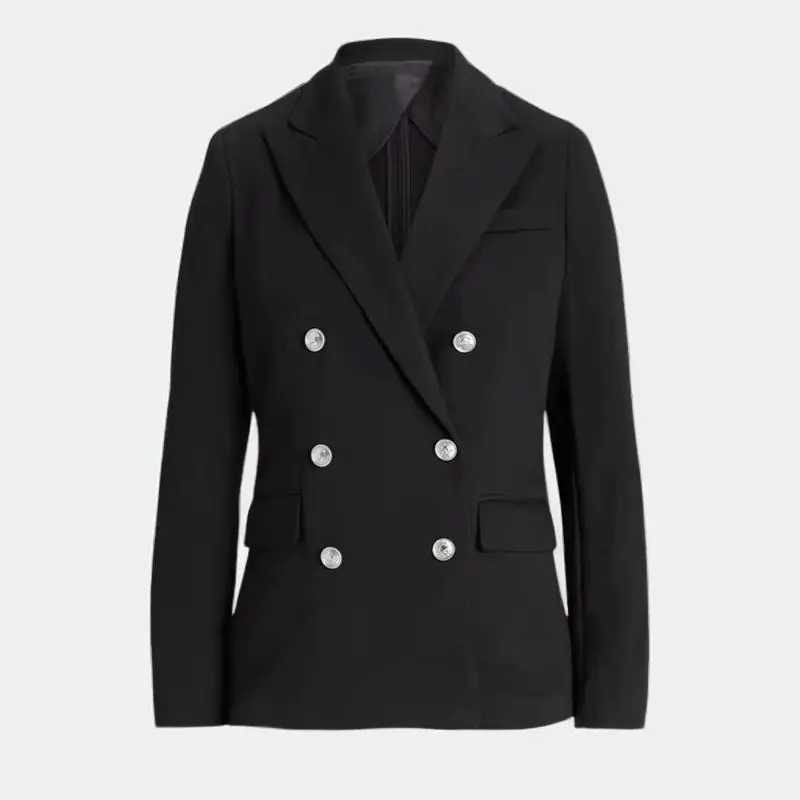 

2025 New England R*L Women's Pre-Fall Elegant Commuter Fit Double-Breasted Blazer