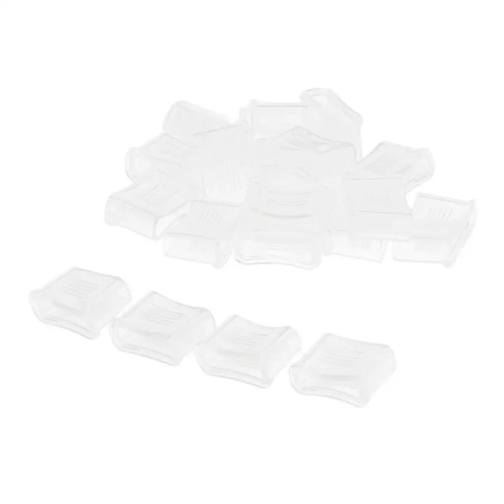 นกหวีดกีฬา20แพ็คครอบคลุมอะไหล่-ชิ้นส่วนปากยางสำหรับผู้ตัดสิน