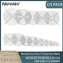 Cooling Fan Grill Metal Iron Nets for Computer Fan 30mm 40mm 50mm 60mm 70mm 80mm 90mm 120mm 135mm 140mm 170mm 200mm Fan Grill