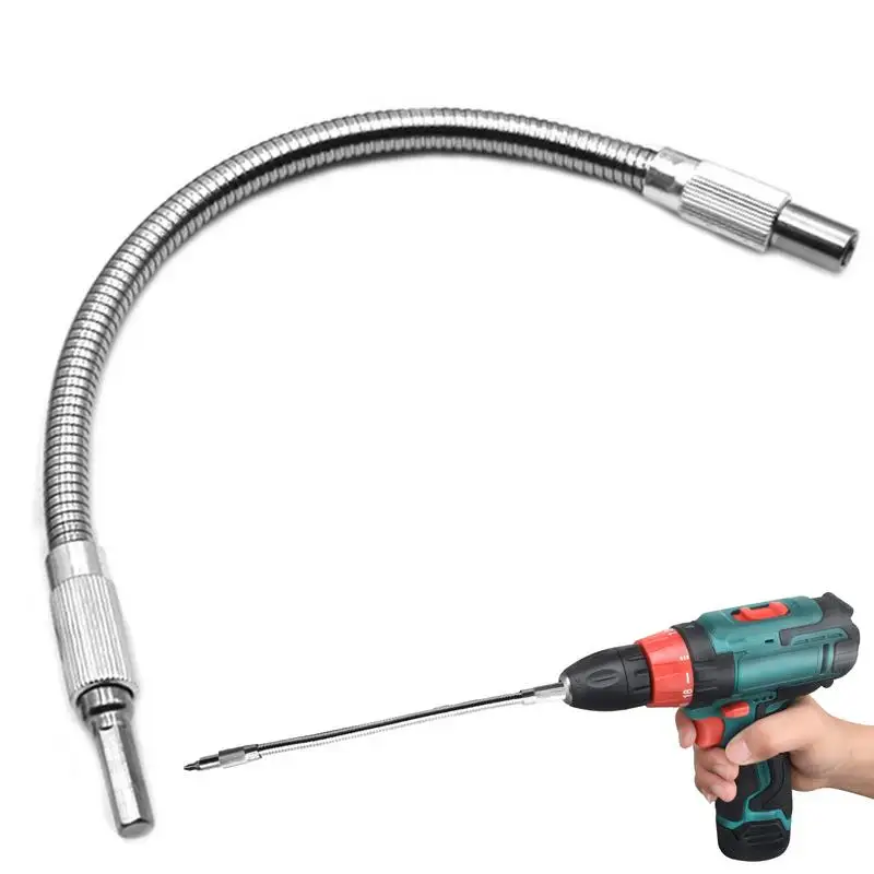 

_ Удлинитель с шестигранным хвостовиком, гибкий ударный удлинитель, универсальный 11,8 дюймовый металлический гибкий удлинитель вала