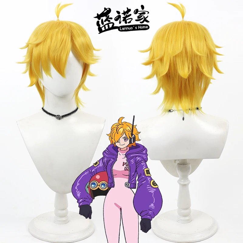 

Anime Lilith Cosplay Wig Halloween Carnival Party Props Synthetic Hair Heat Resistant Fiber + Wig Cap