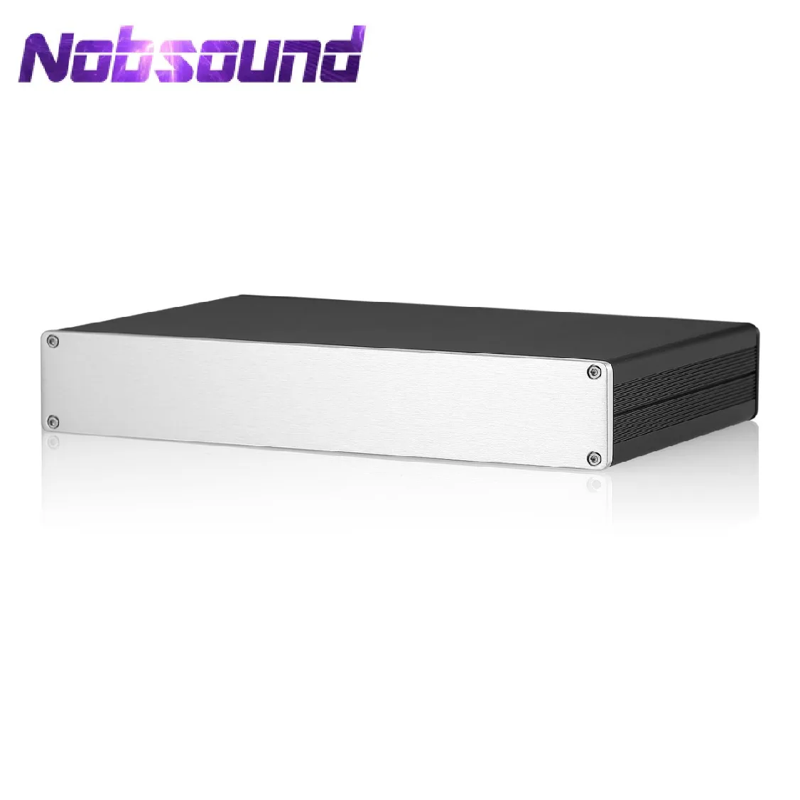 Nobsound Custodia in alluminio per amplificatore fai da te DAC Amplificatore domestico Scatola telaio 259x168x43mm
