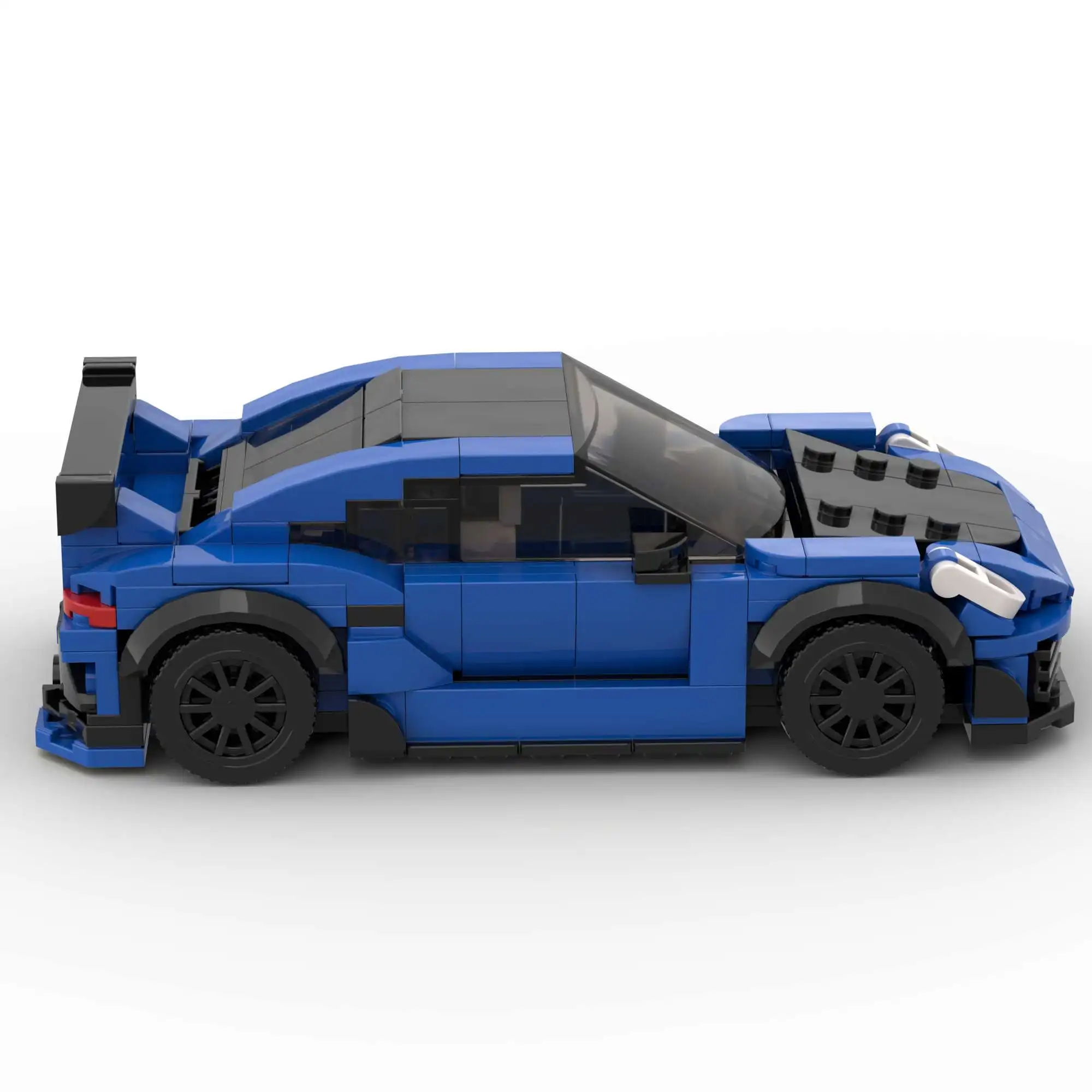 Speelgoedraceauto Moc Model Puzzelblokmontage Voor Kinderen
