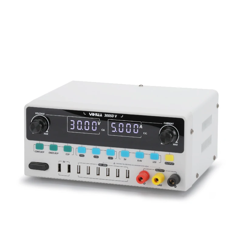 YIHUA DC Laboratory Power Supply Adjustable Voltage Regulator Switch Bench Power Source Interface 3005D V/3005D V PRO