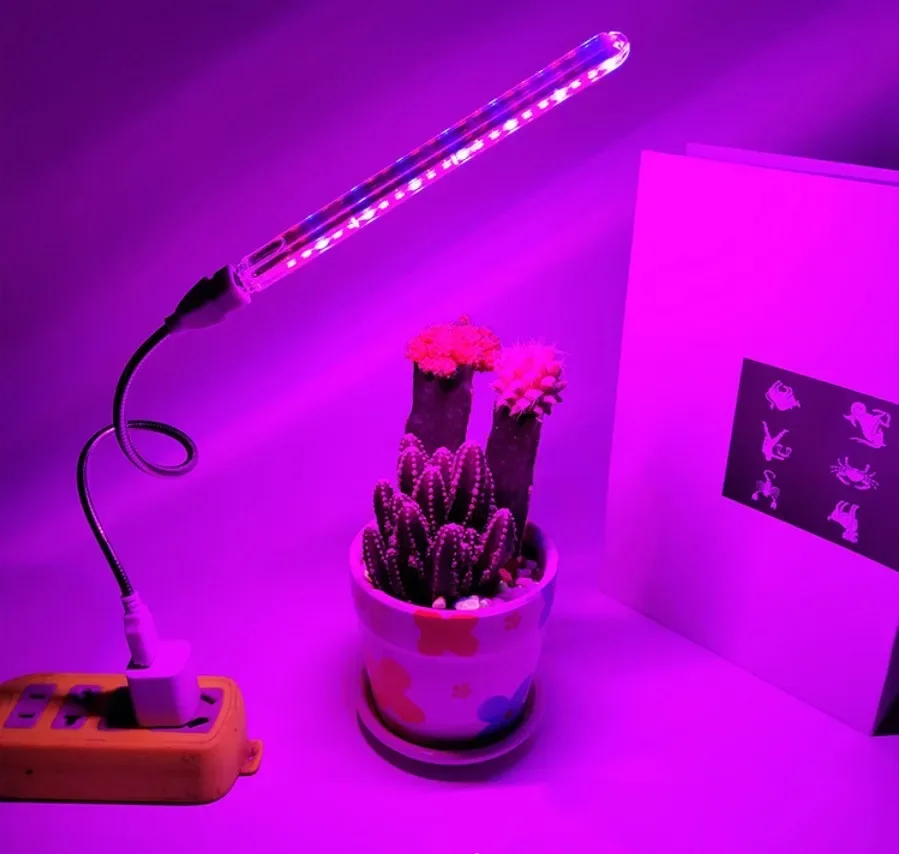 Imagem -02 - Led Full Plant Growth Light Lâmpada de Planta Interior Flower Seedling Estufa Fitolampy Usb 5v