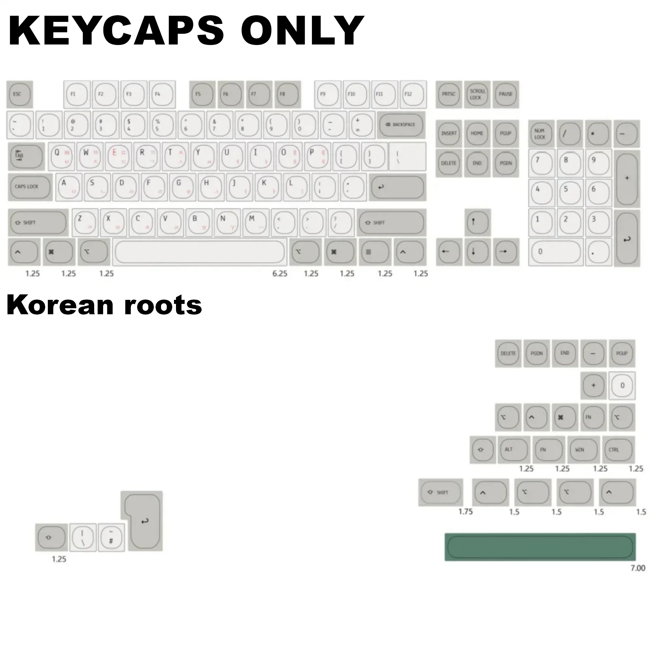 Kit de Teclado mecânico, Coreano Keycaps, Dye-Sublimated Keycap Set para Mx Cherry Gateron Switch, 131 Chaves, Retro, OG, PBT, MA