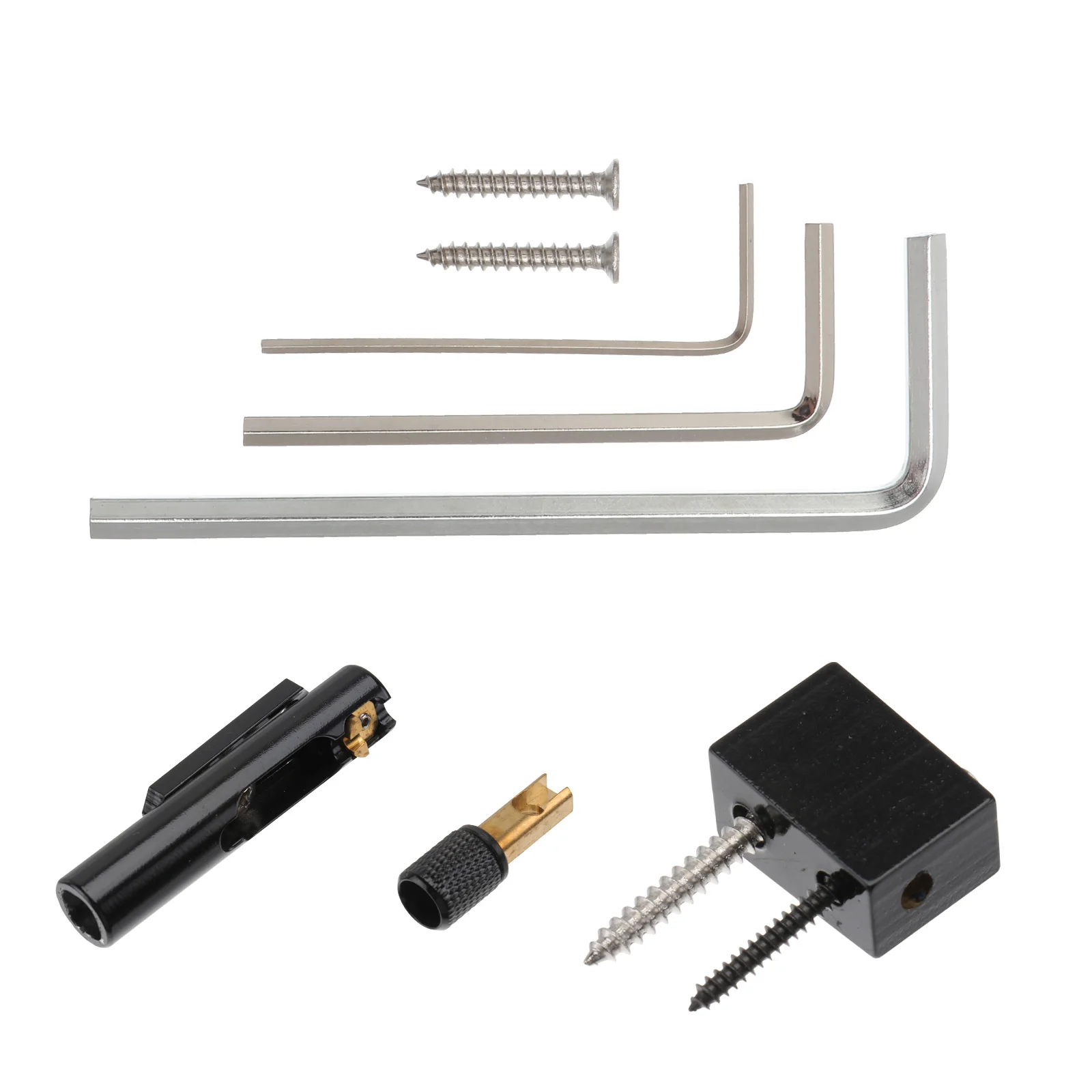 

Headless Bass for 5 Strings Electric Bass Guitar Durable Round Bridge Long Use Easy Install Round Single Bridge