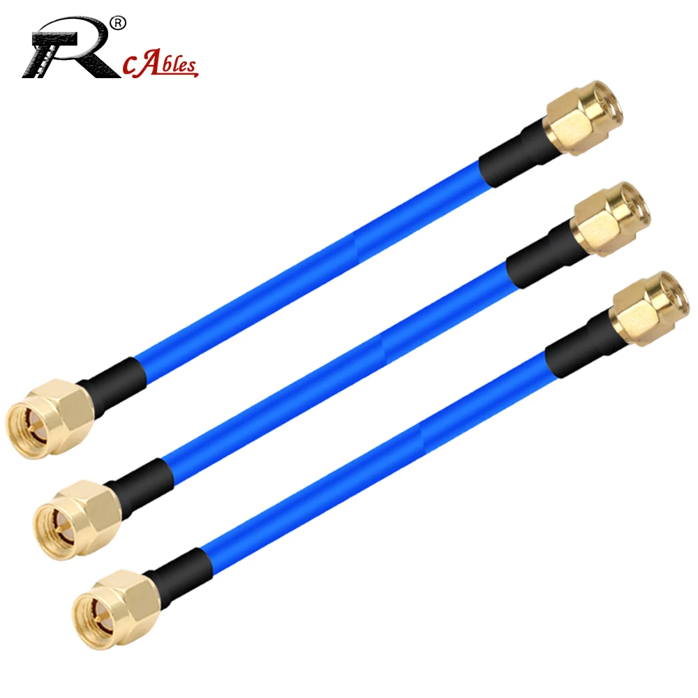 10CM-1M RG402 Semi Flexible Cable SMA Type Male to RP SMA Male RF Adapter Cable 50 Ohm RF Coaxial Pigtail Extension Cord Jumper