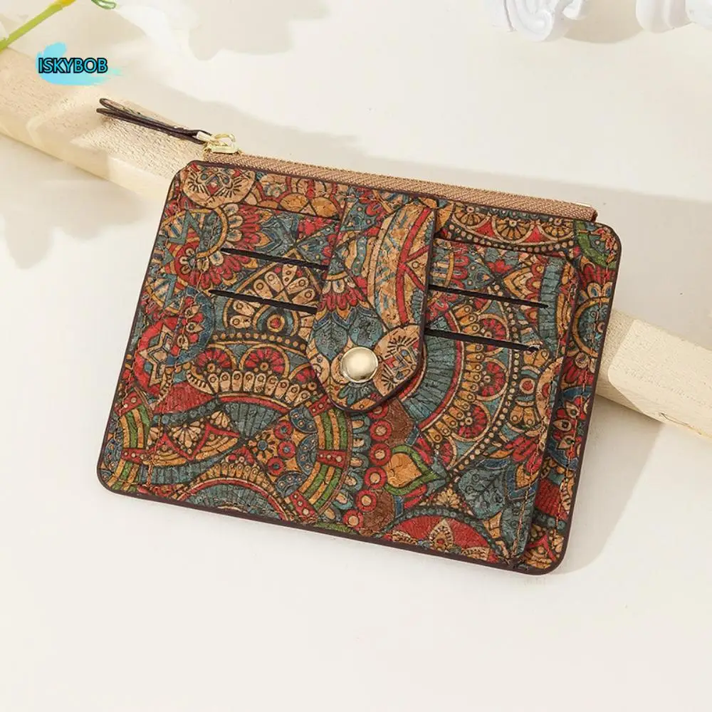 

Business Vintage Women's Short Wallet Large Capacity Leisure Multi-card Slot Purse Card Holders Multi-function Coin Purse Unisex