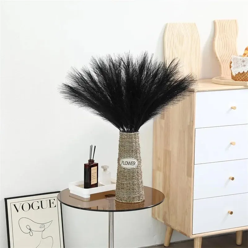 10pcs Pampas Grass 55cm/22inch Faux Pampas Grass Decor for Room Wedding Party Decoration