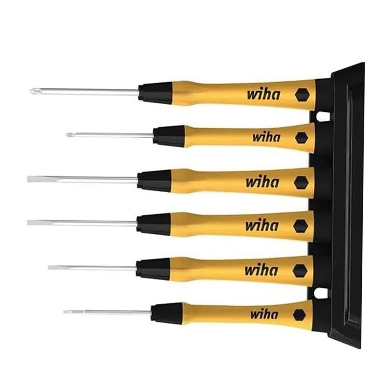 Wiha 43707 Fine Screwdriver Set PicoFinish ESD Phillips Slotted 7Pcs Precision Screwdrivers